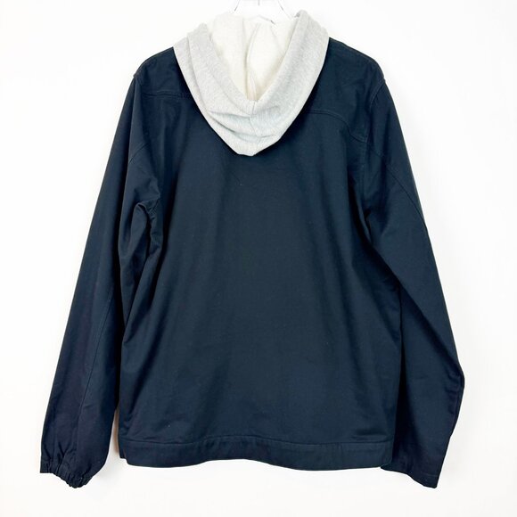 NWT Volcom Rexton Hooded Jacket Men's Size XL Black Grey Casual Streetwear - Picture 14 of 15